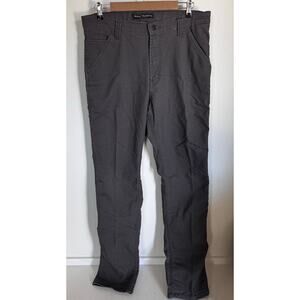 Real Ranch WorkWear Pants Cargo Pants Size‎ 34x36 Charcoal Gray Carpenter